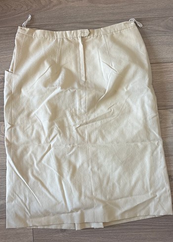 American Vintage Krem Keten Midi Kalem Etek