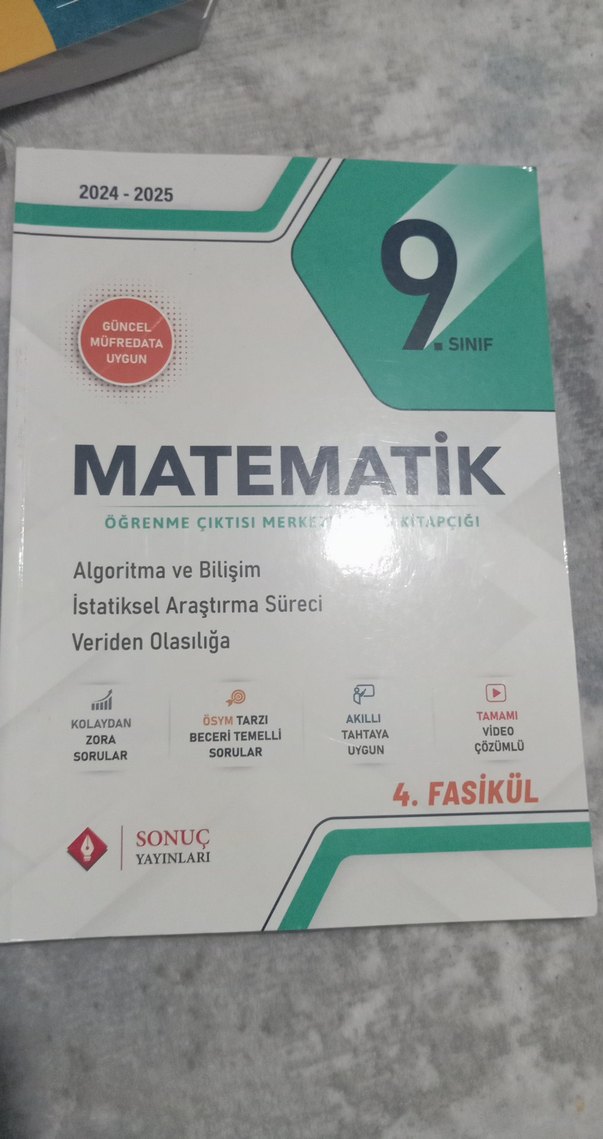 MATEMATİK 9. Sınıf 4. Fasikül + 20 Adımda Fizik - Görsel 2