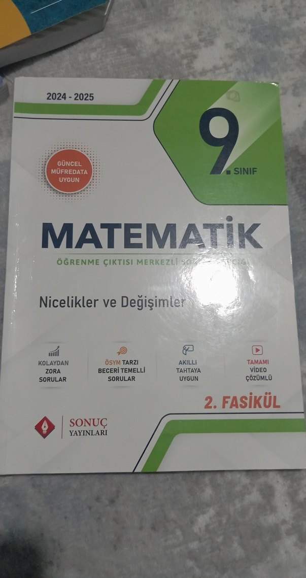 MATEMATİK 9. Sınıf 4. Fasikül + 20 Adımda Fizik - Görsel 3