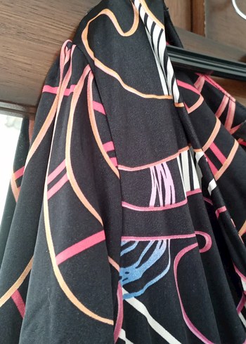 Bohem Çok Renkli Elbise - Görsel 5