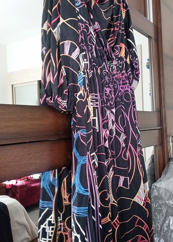 Bohem Çok Renkli Elbise - Görsel 2