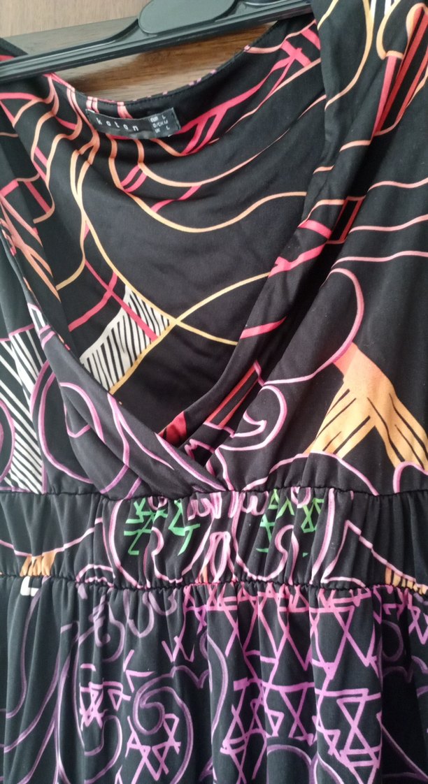 Bohem Çok Renkli Elbise - Görsel 4