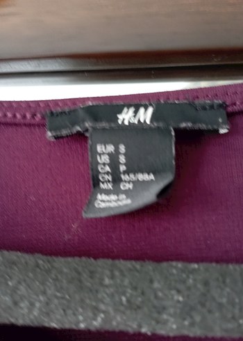 HM Bordo Mini Kolsuz Kadın Elbise - Görsel 4