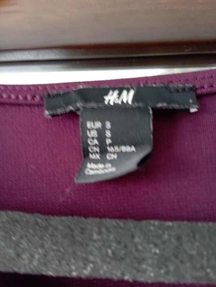 HM Bordo Mini Kolsuz Kadın Elbise - Görsel 4