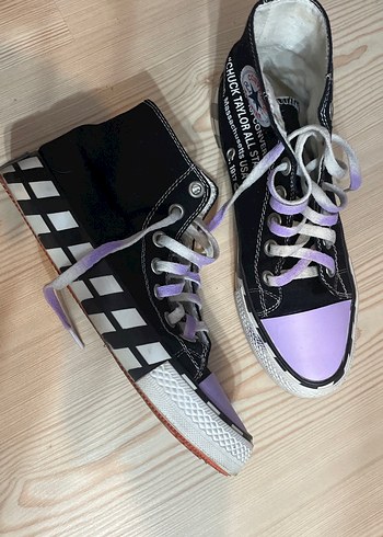 Converse Mor punk converse Spor Ayakkabı