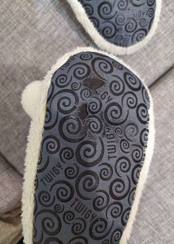 twıgy Beyaz Kız Çocuk Peluş Ev Terliği - Görsel 8