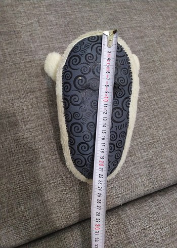 twıgy Beyaz Kız Çocuk Peluş Ev Terliği - Görsel 6