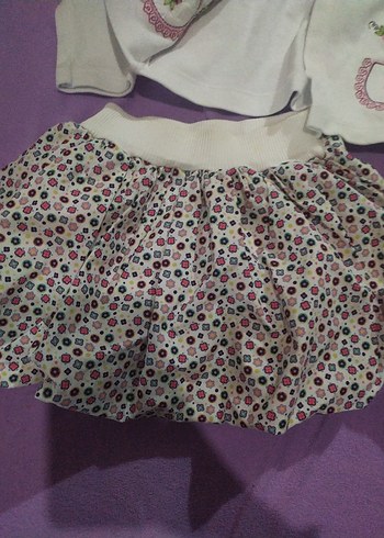 Nakışlı Beyaz Kız Çocuk Bolero - Görsel 4