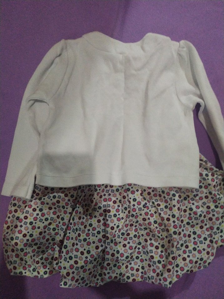 Nakışlı Beyaz Kız Çocuk Bolero - Görsel 5