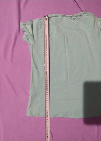 Turkuaz Kız Çocuk Kısa Kollu Kenzo Tişört - Görsel 4