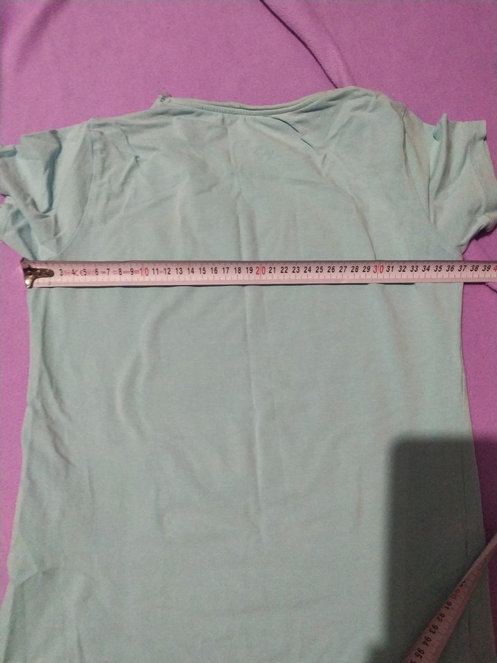 Turkuaz Kız Çocuk Kısa Kollu Kenzo Tişört - Görsel 5