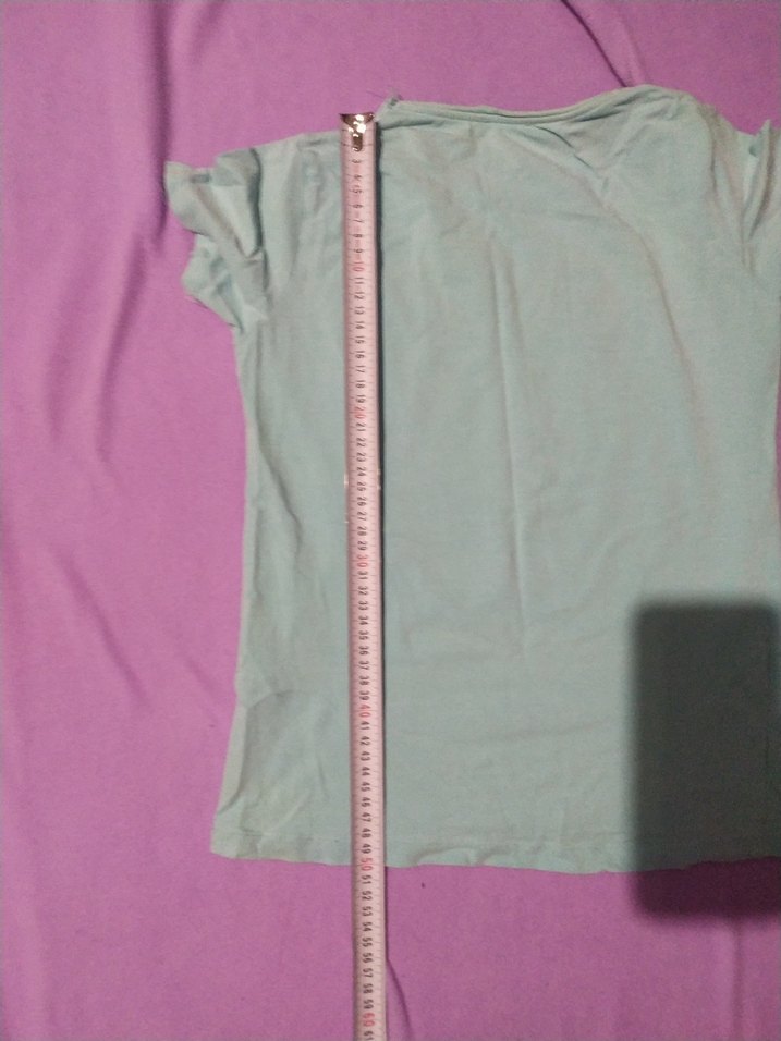 Turkuaz Kız Çocuk Kısa Kollu Kenzo Tişört - Görsel 4