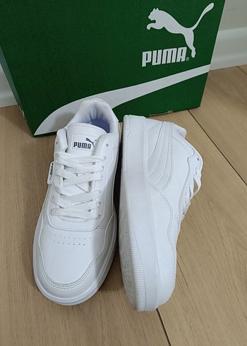 38 Beden Beyaz Puma Kadın Spor Ayakkabı ÜRÜN SATILMIŞTIR