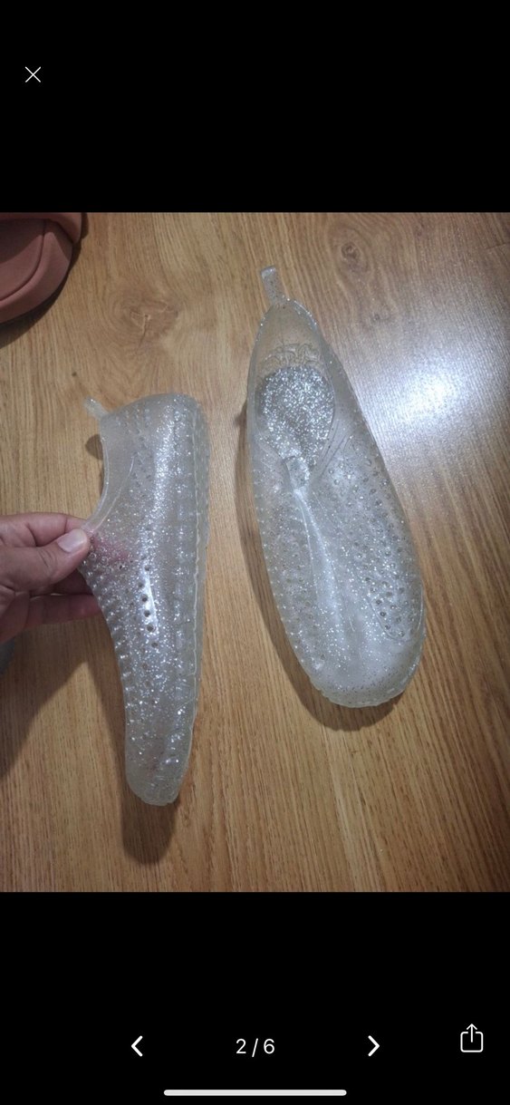 Şeffaf kadın Plaj Ayakkabısı - Görsel 2