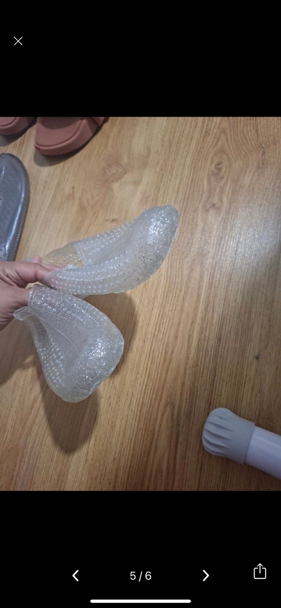 Şeffaf kadın Plaj Ayakkabısı - Görsel 5