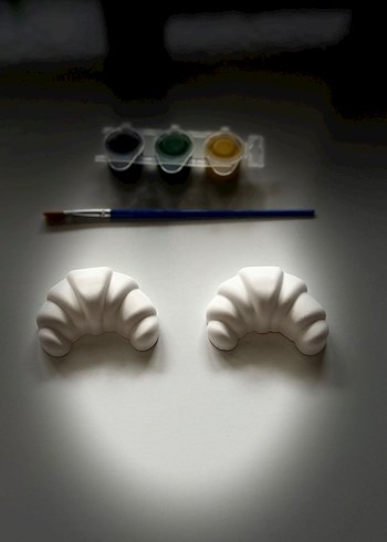 Beyaz mini croissant - Görsel 3