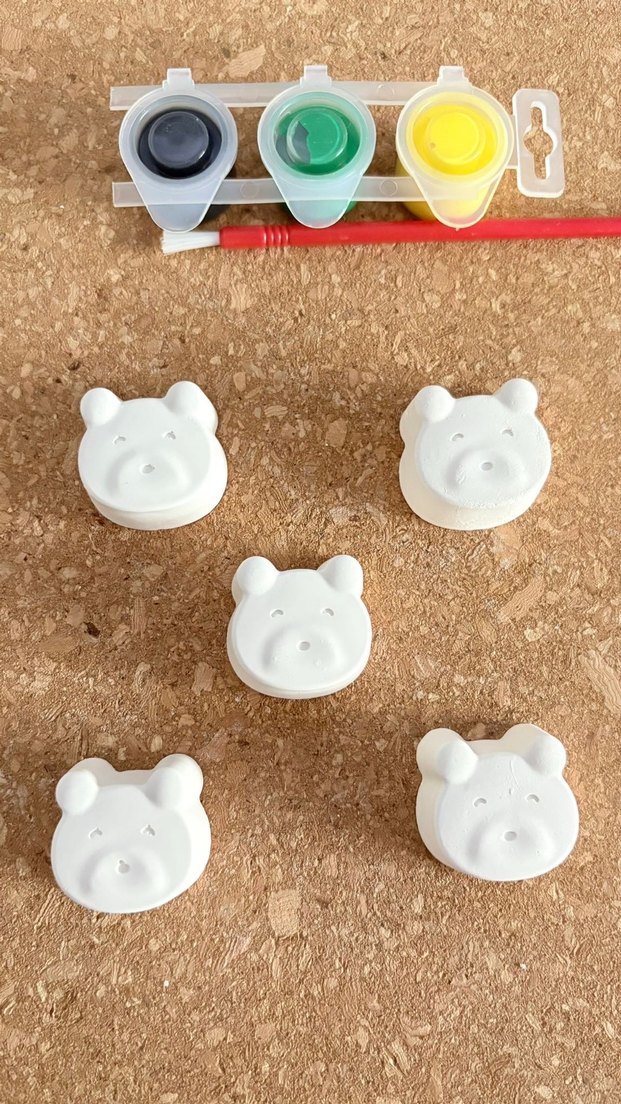 Beyaz Hayvan Figürlü Çocuk Puzzle Seti - Görsel 2