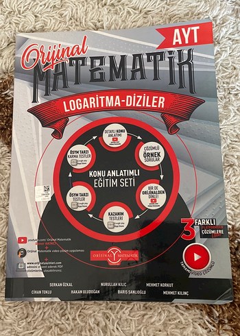 Orijinal Matematik AYT Logaritma-Diziler Eğitim Seti