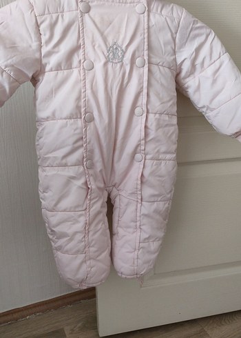 Pembe Bebek Kız Tulumu Fermuarlı - Görsel 2