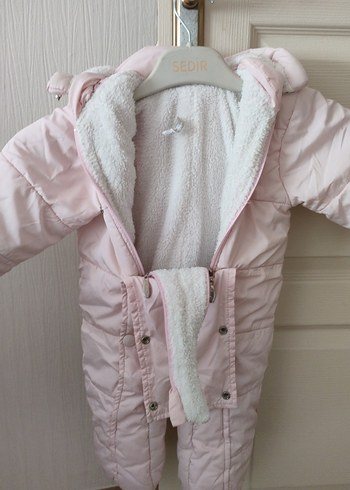 Pembe Bebek Kız Tulumu Fermuarlı - Görsel 4