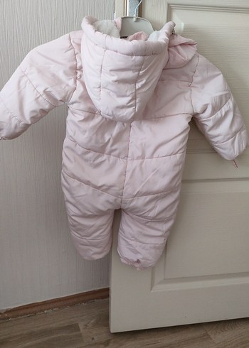 Pembe Bebek Kız Tulumu Fermuarlı - Görsel 3