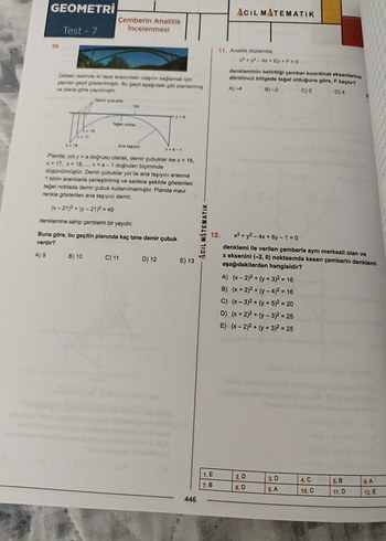 Beden Renk Acil Geometri TYT-AYT Soru Bankası