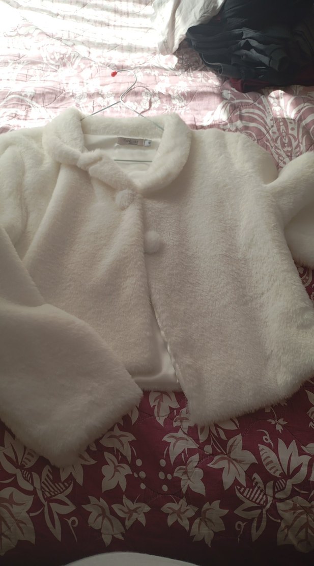 Beyaz Kürklü Bolero - Görsel 2