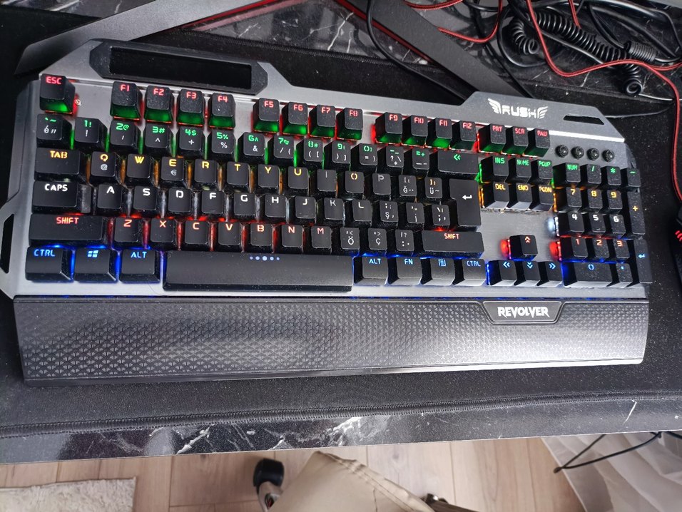 Rush Revolver Blue Swich Tam Mekanik Klavye - Görsel 2