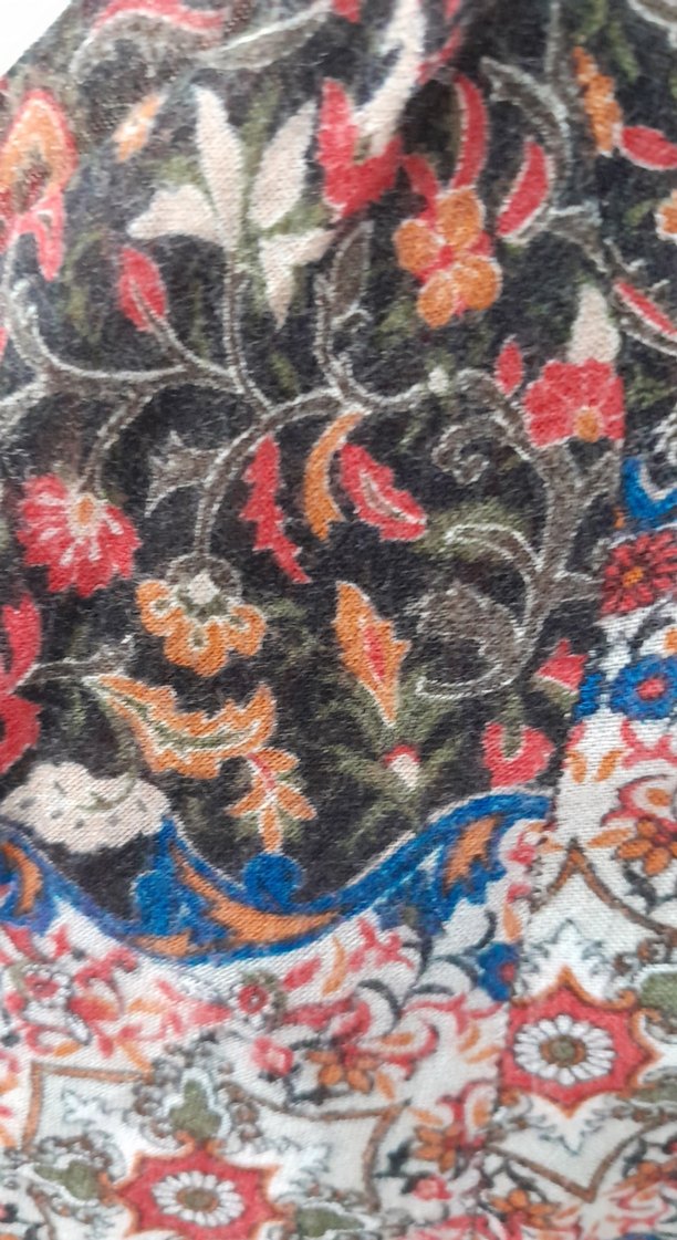 Püsküllü Çok Renkli Bohem Uzun Kollu Yumuşacık Bluz - Görsel 5