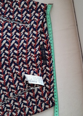 Kadın Çok Renkli Midi Toparlayıcı Kumaş Pantolon - Görsel 8