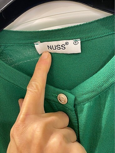 m Beden yeşil Renk Nuss hırka