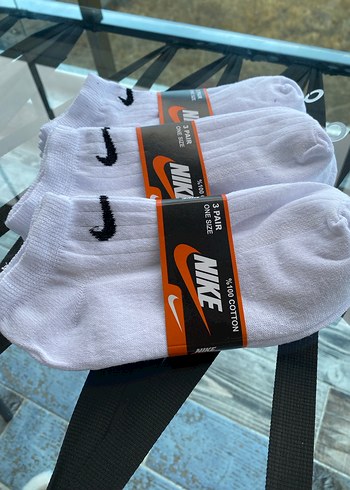 Nike Nike Erkek Beyaz Kısa Çorap 9lu Paket