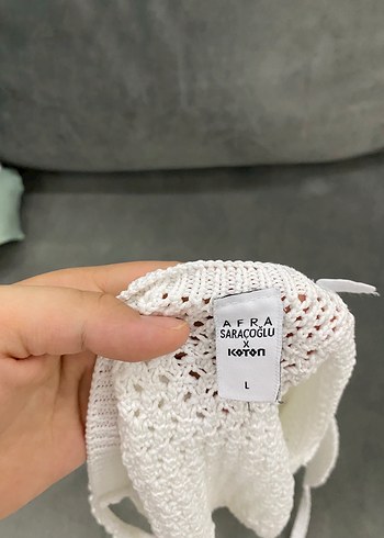 Koton Beyaz Bohem Örgü Bralet