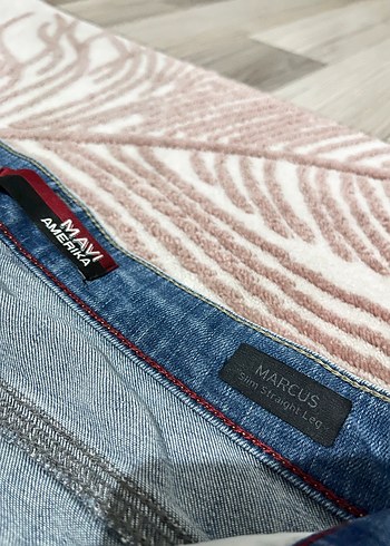 Erkek Açık Mavi Regular Fit Denim Pantolon - Görsel 4