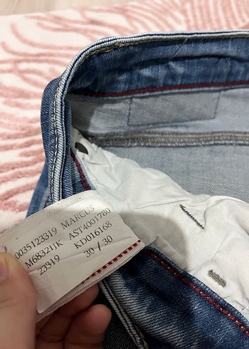 Erkek Açık Mavi Regular Fit Denim Pantolon - Görsel 5