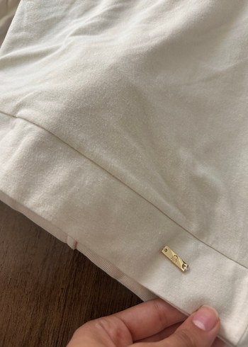 Benetton Beyaz Kız Çocuk Pamuklu Salaş Eşofman Takımı
