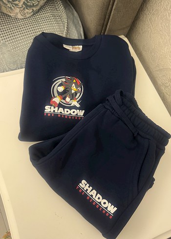 Lacivert Erkek Çocuk Sweatshirt ve Eşofman Takımı 8-9-10-11 yaş