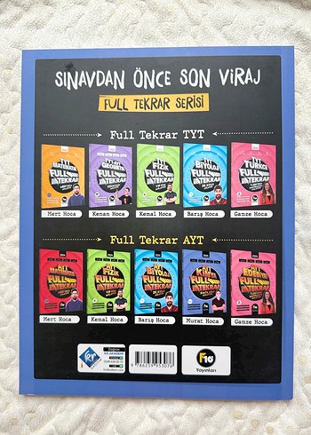  TYT Kimya Full Tekrar Kitabı 2024