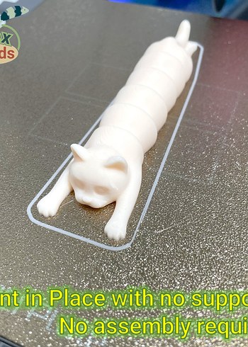 Beyaz Kedi Figürlü Aksesuar - Görsel 4