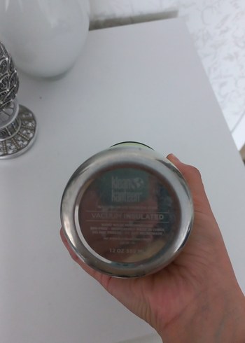 Parlak Yeşil Klean Kanteen İzoleli Termos - Görsel 4