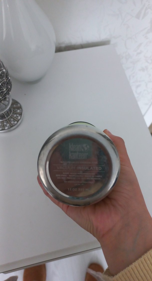 Parlak Yeşil Klean Kanteen İzoleli Termos - Görsel 4