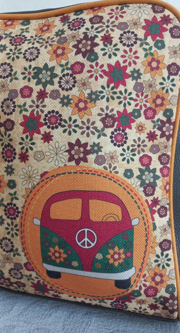 Renkli Baskılı Bohem Kadın Çanta - Görsel 2