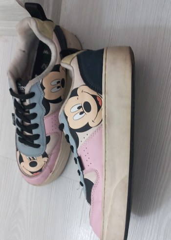 Pembe Mickey Mouse Sneakers - Görsel 4