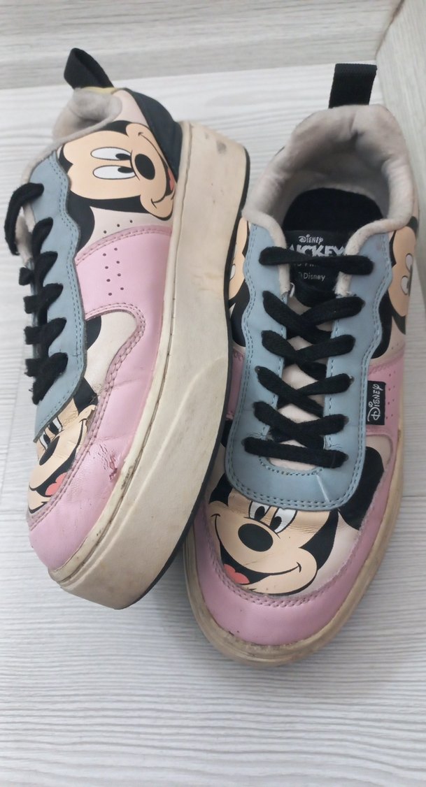 Pembe Mickey Mouse Sneakers - Görsel 5
