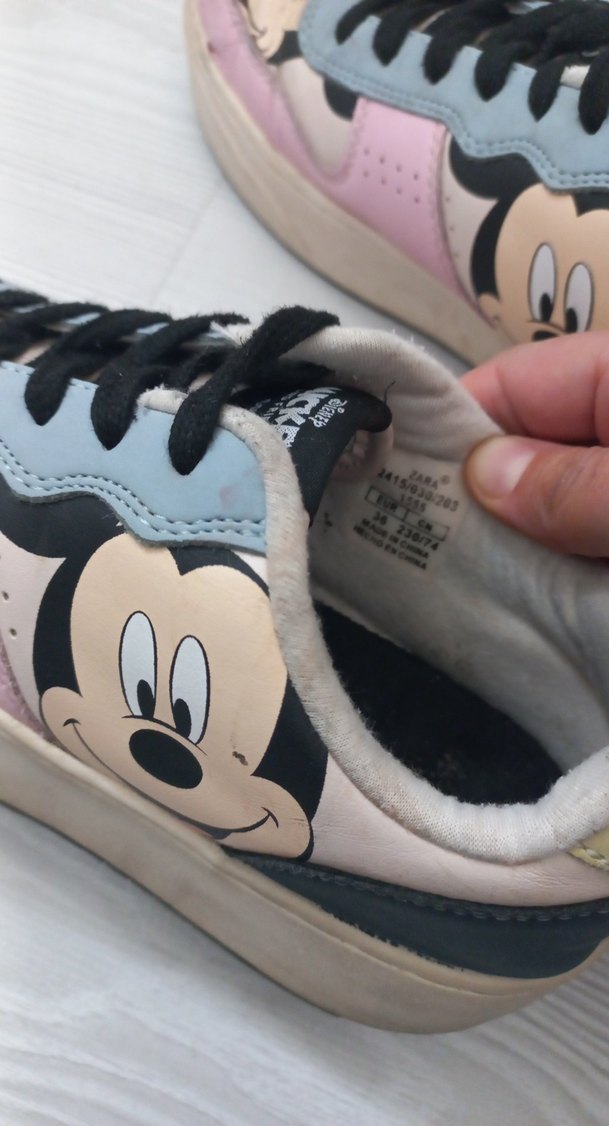 Pembe Mickey Mouse Sneakers - Görsel 3