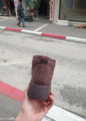 38 Beden kahverengi Renk Kahverengi Süet Dolgu Topuklu Kadın Bot