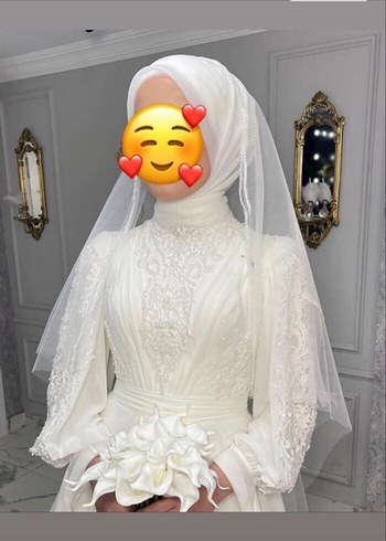 Klasik Straplez Beyaz Uzun Gelinlik - Görsel 3