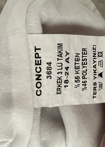 Bej Vintage Erkek Çocuk Yelek Takımı - Görsel 2