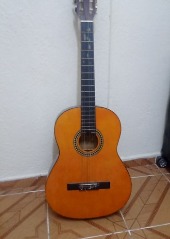 Parlak Turuncu Klasik Gitar