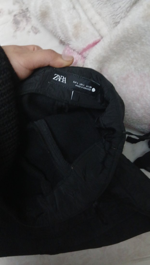 Siyah Drapeli crop - Görsel 3